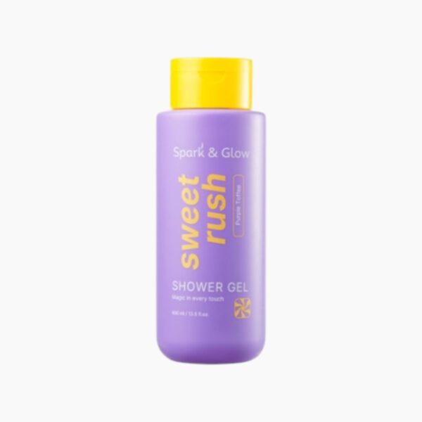 Гель для душа с ароматом соленой карамели Spark&Glow Body Wash Purple Toffee Scent