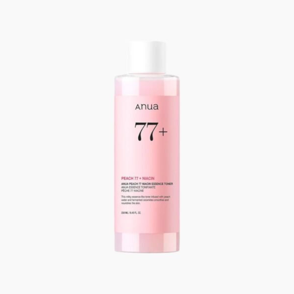 Тонер-эссенция с персиком для гладкой и сияющей кожи Anua Peach 77 Niacin Essence Toner